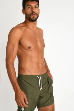 Cala 1789 Short de bain kaki EMILIO ASTI New