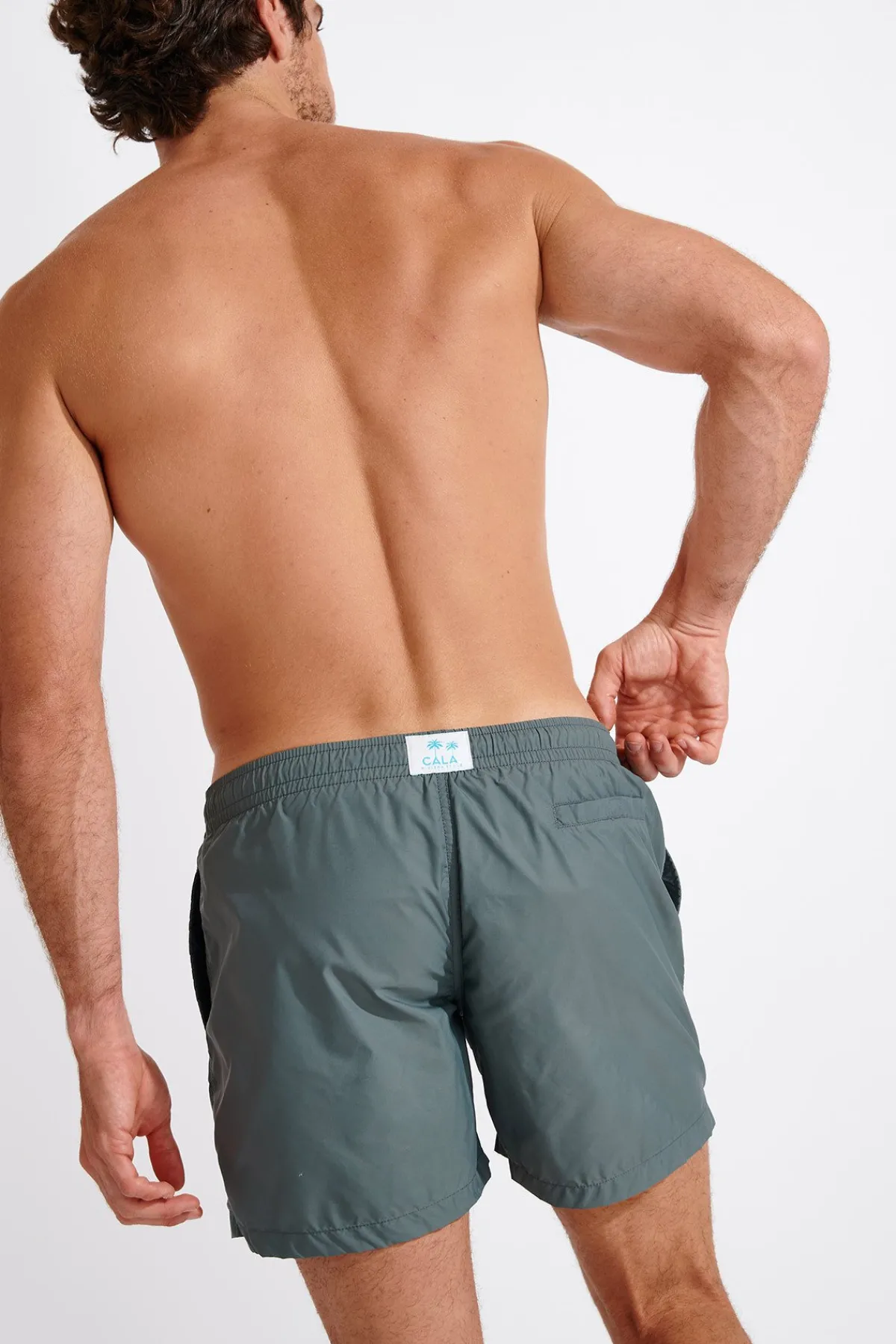 Cala 1789 Short de bain kaki SWIMSHORT SANTO Sale
