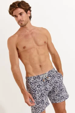 Cala 1789 Short de bain marine MANU CORFOU Fashion
