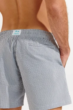 Cala 1789 Short de bain rayé bleu SWIMSHORT CALVI Hot