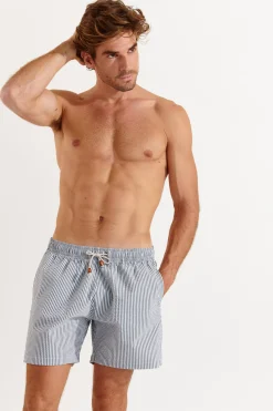 Cala 1789 Short de bain rayé bleu SWIMSHORT CALVI Hot