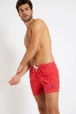 Cala 1789 Short de bain rouge DAVID GINEPRO New