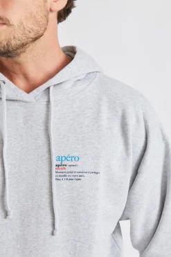 Cala 1789 Sweat à capuche Gris DICTIO VINCENTAPE Sale