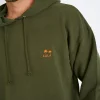 Cala 1789 Sweat à capuche kaki VINCENT2P FORLI Fashion