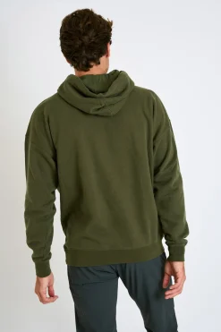 Cala 1789 Sweat à capuche kaki VINCENT2P FORLI Fashion