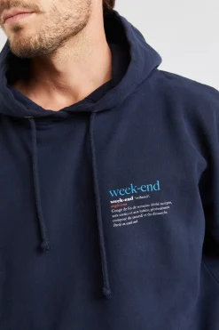 Cala 1789 Sweat à capuche Marine VINCENTWEE DICTIO Sale