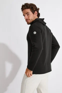 Cala 1789 Sweat à capuche noir VOLIO PIEMONT Outlet