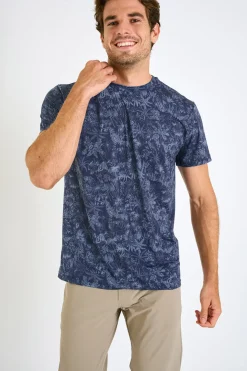 Cala 1789 T shirt bleu homme CEDRIC OLBIA Best