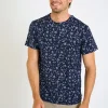 Cala 1789 T shirt bleu marine homme CEDRIC RIALTO Hot