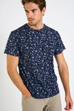 Cala 1789 T shirt bleu marine homme CEDRIC RIALTO Hot
