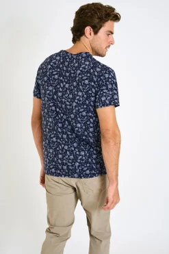 Cala 1789 T shirt bleu marine homme CEDRIC RIALTO Hot