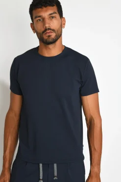 Cala 1789 T shirt technique bleu marine CYRIL TRIESTE New