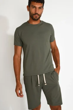 Cala 1789 T shirt technique kaki CYRIL TRIESTE Hot