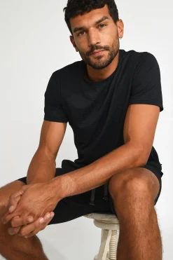 Cala 1789 T shirt technique noir CYRIL TRIESTE Sale