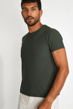 Cala 1789 T shirt vert sapin CYRIL BAIABLUE Outlet