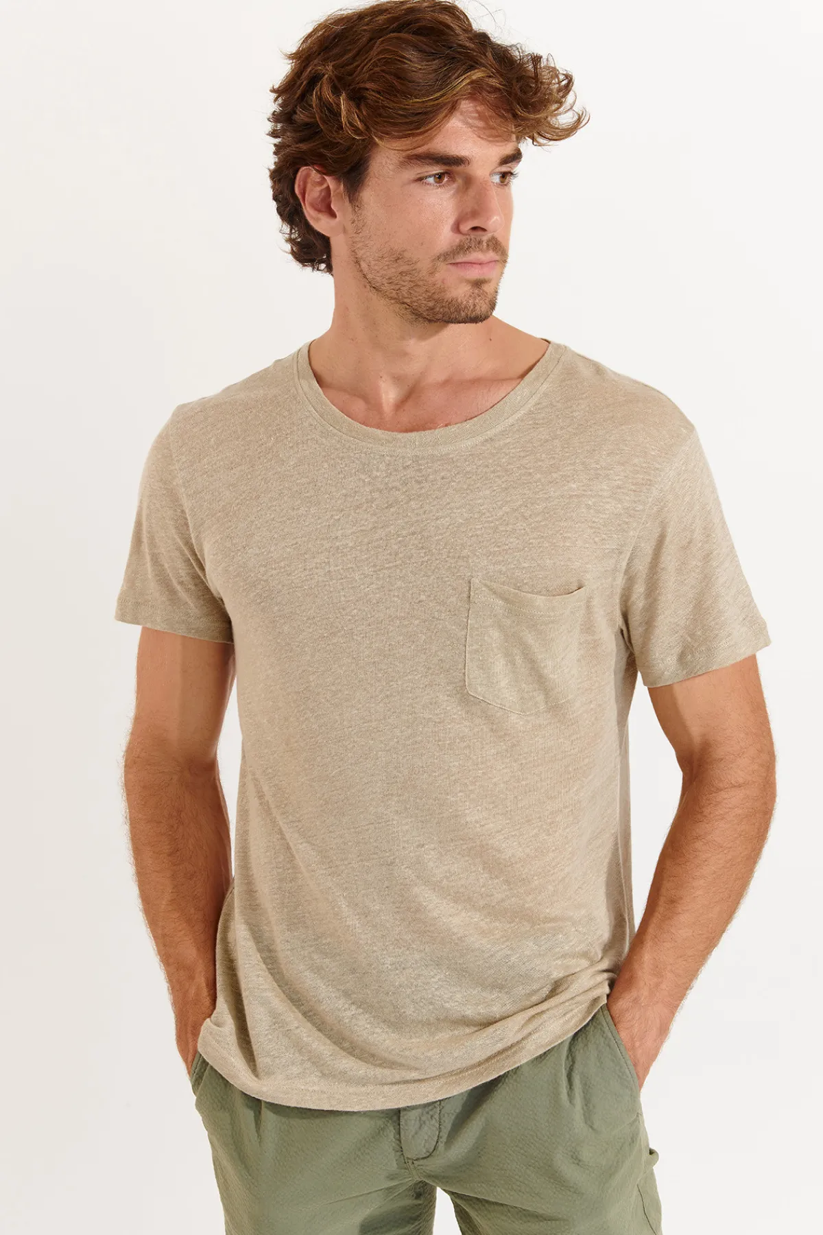 Cala 1789 Tshirt Beige Cyril Lin Clearance