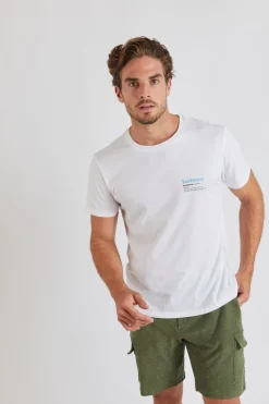 Cala 1789 T-shirt blanc en coton - Barbecue YANNBBQ DICTIO Outlet