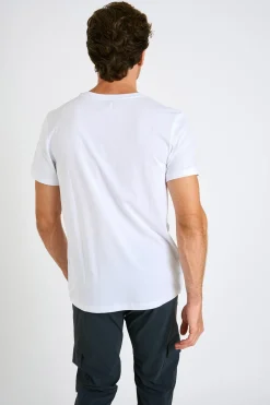 Cala 1789 T-shirt blanc en coton Apéro YANNAPE DICTIO New