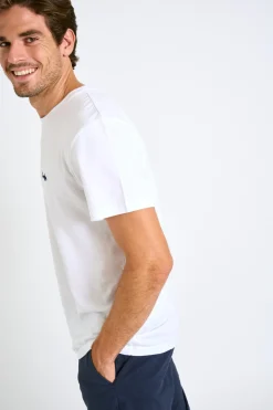 Cala 1789 T-shirt blanc en coton requin YANN SHARK Best