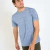 Cala 1789 T-shirt bleu homme CEDRIC TIVOLI Sale