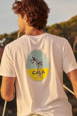 Cala 1789 T-shirt YANNPALMCOLOR blanc Clearance