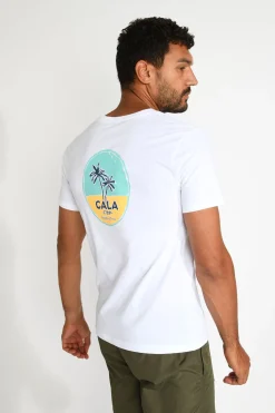 Cala 1789 T-shirt YANNPALMCOLOR blanc Clearance