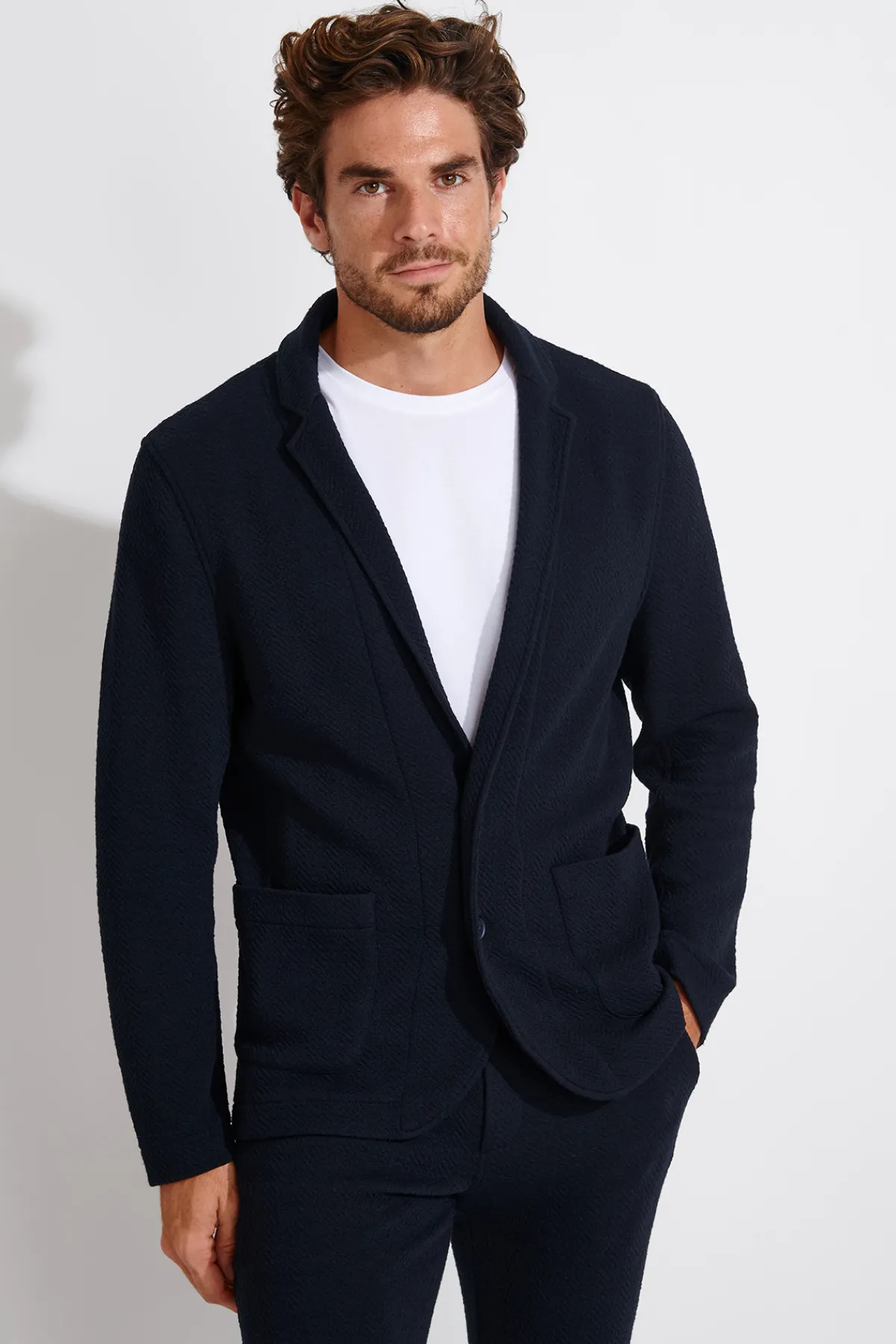 Cala 1789 Veste bleu marine TONY TIGELLIO Outlet
