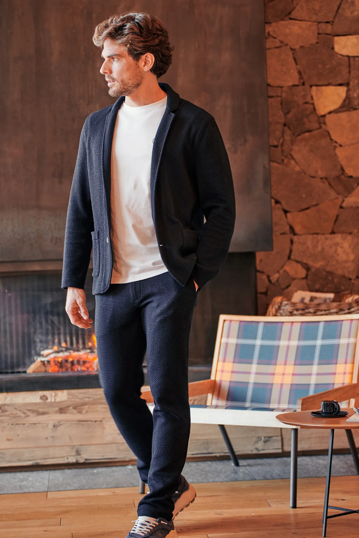Cala 1789 Veste bleu marine TONY TIGELLIO Outlet