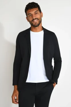 Cala 1789 Veste costard noir technique NIIKO TRIESTE Fashion