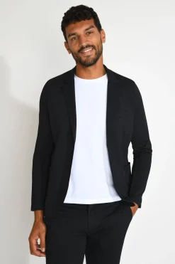 Cala 1789 Veste costard noir technique NIIKO TRIESTE Fashion