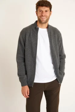 Cala 1789 Veste en maille grise Alvaro TREVISE Online