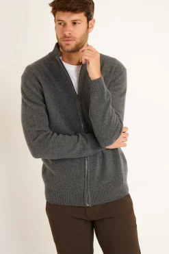 Cala 1789 Veste en maille grise Alvaro TREVISE Online