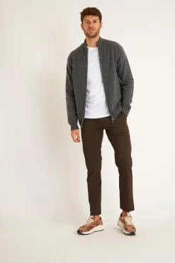 Cala 1789 Veste en maille grise Alvaro TREVISE Online
