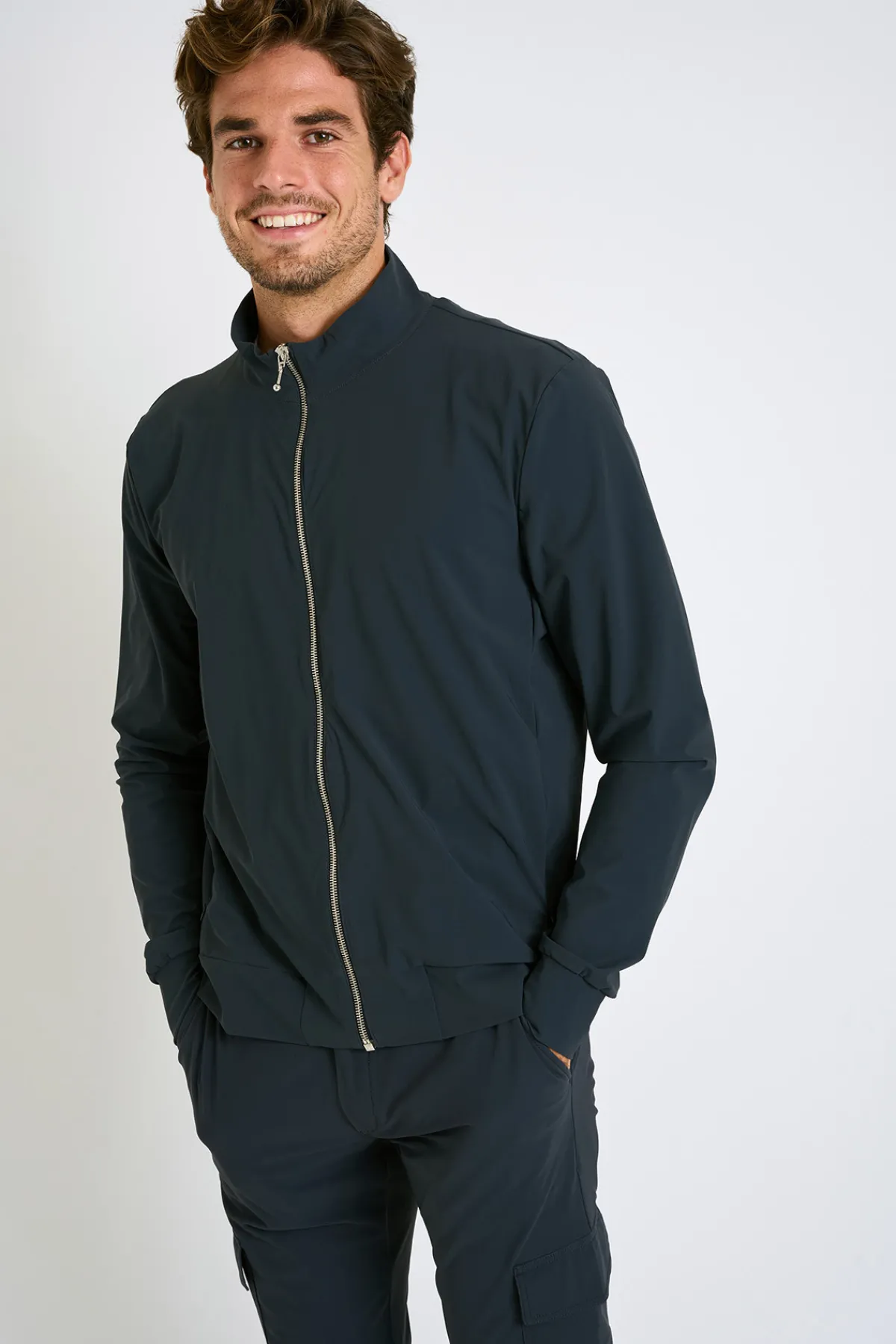Cala 1789 Veste grise homme LUC LESCADA Best