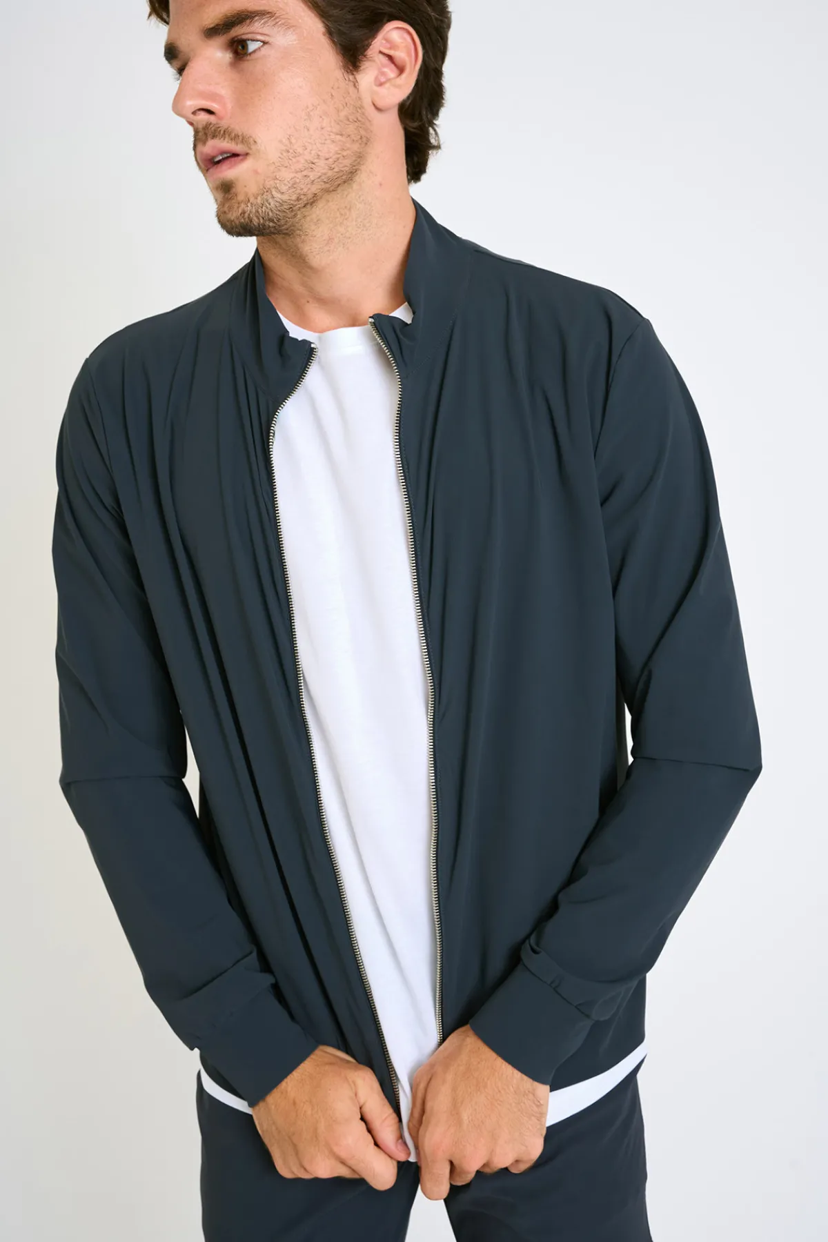 Cala 1789 Veste grise homme LUC LESCADA Best