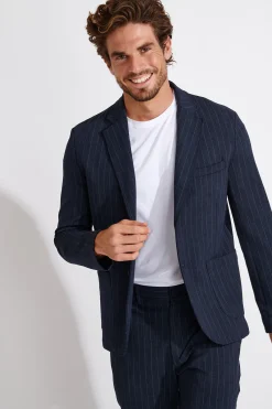 Cala 1789 Veste marine rayée NIKO SORENTO Fashion