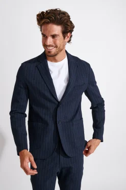 Cala 1789 Veste marine rayée NIKO SORENTO Fashion