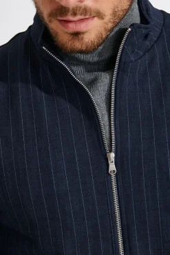 Cala 1789 Veste sans manche bleu marine MARKUS SORENTO Hot