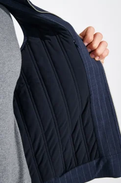 Cala 1789 Veste sans manche bleu marine MARKUS SORENTO Hot