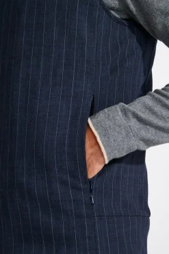 Cala 1789 Veste sans manche bleu marine MARKUS SORENTO Hot
