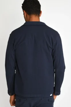 Cala 1789 Veste surchemise bleu marine EMILE MOGLIANO Hot