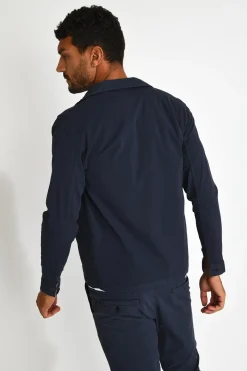 Cala 1789 Veste surchemise bleu marine EMILE MOGLIANO Hot