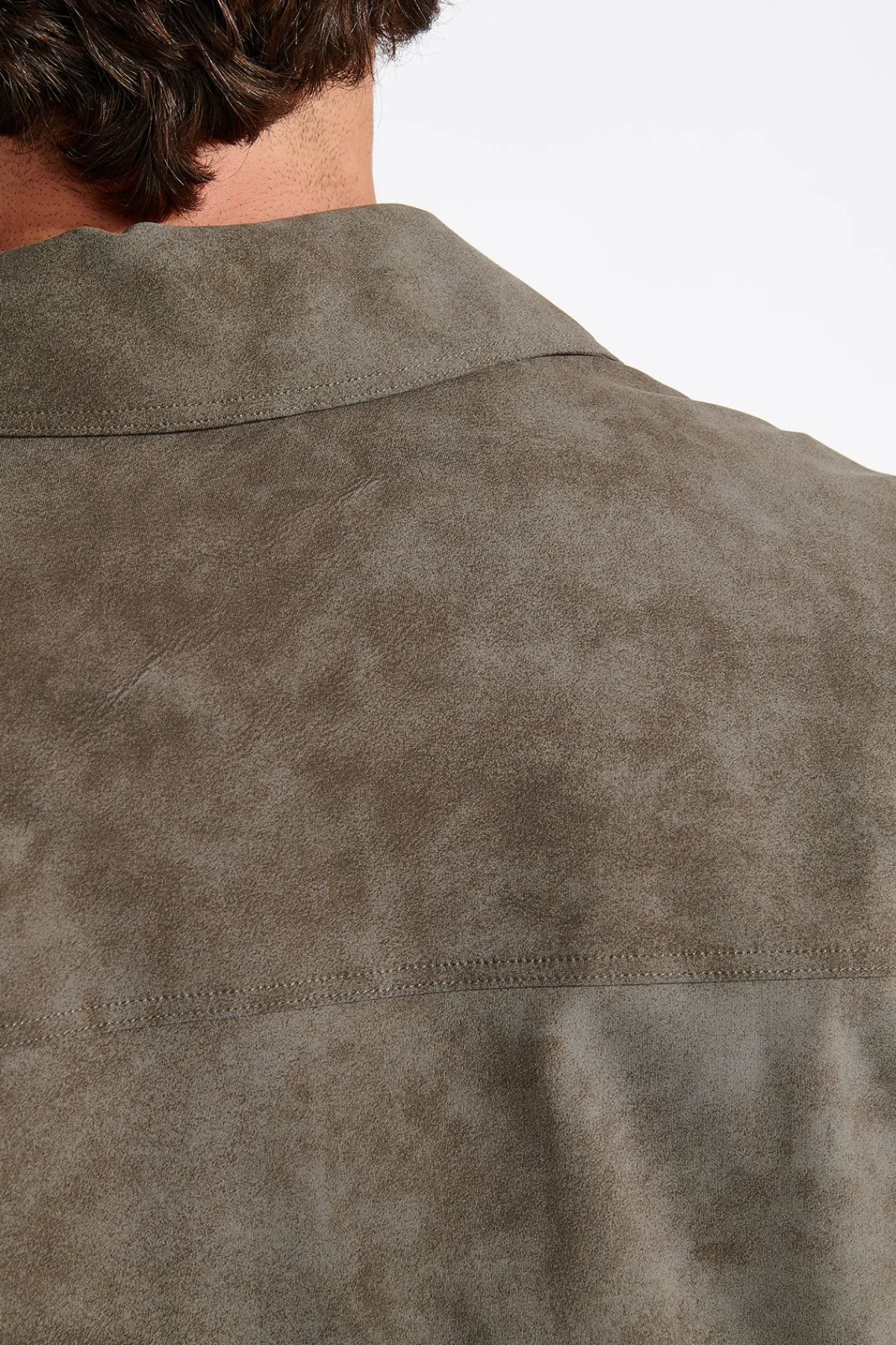 Cala 1789 veste surchemise kaki LEONE VENOSTRA Online