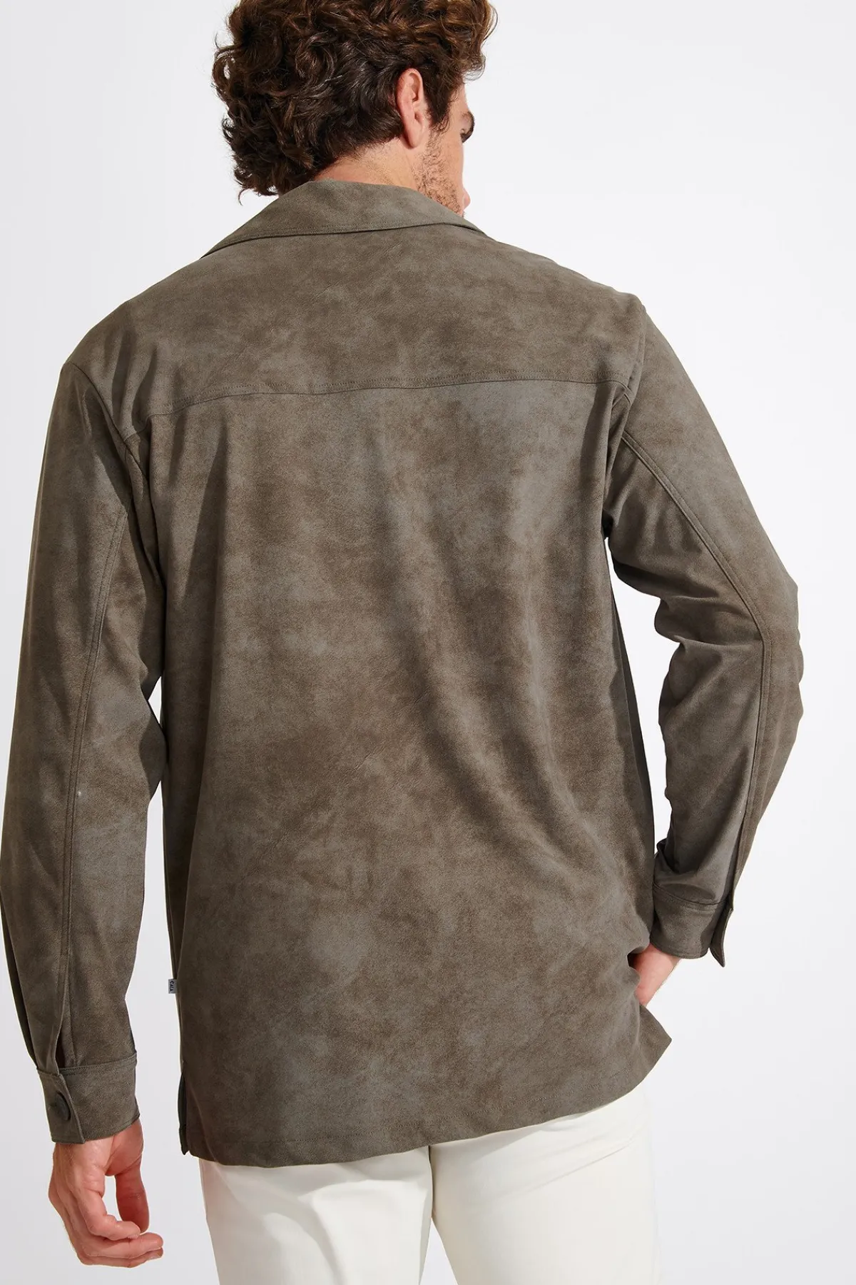 Cala 1789 veste surchemise kaki LEONE VENOSTRA Online