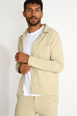Cala 1789 Veste surchemise sable EMILE MOGLIANO New