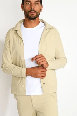 Cala 1789 Veste surchemise sable EMILE MOGLIANO New