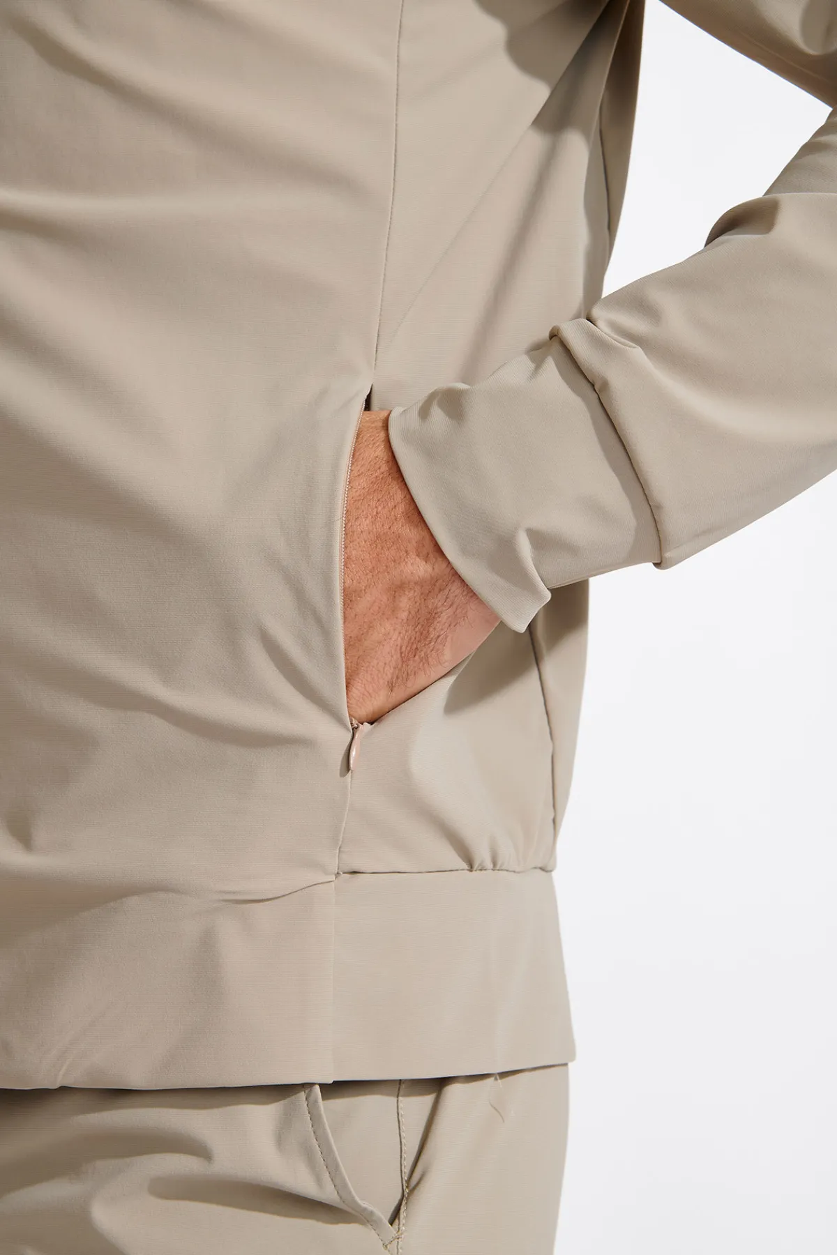 Cala 1789 Veste zipée beige Luc Lescada Outlet