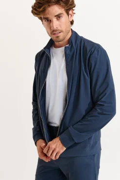 Cala 1789 Veste zippée bleu foncé LUC LESCADA Clearance