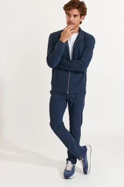 Cala 1789 Veste zippée bleu foncé LUC LESCADA Clearance
