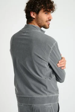 Cala 1789 Veste zippée grise LUC POSITANO Online